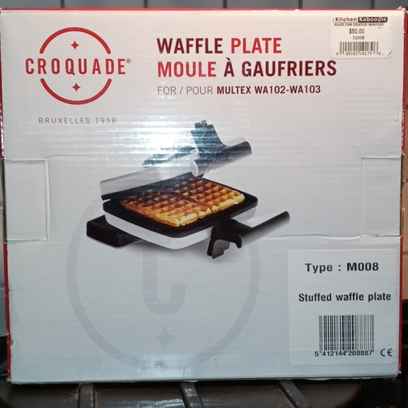 croquade waffle maker plates